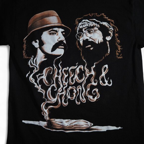 Cheech & Chong Up in Smoke Classic T-Shirt Black Unisex M - Picture 4 of 8